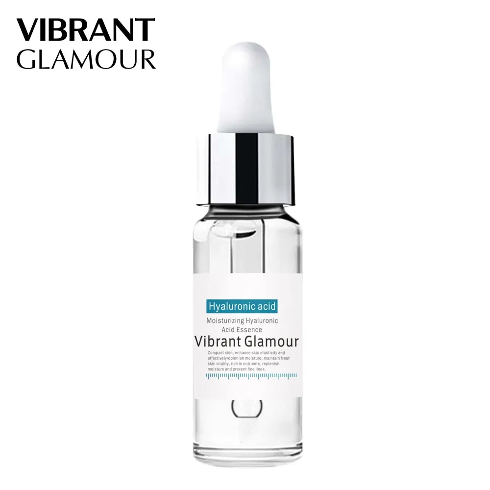 VIBRANT GLAMOUR Hyaluronic Acid Face Serum Moisturizing Whitening Essence Shrink Pore  Face Cream Anti-aging Dry skin Care New