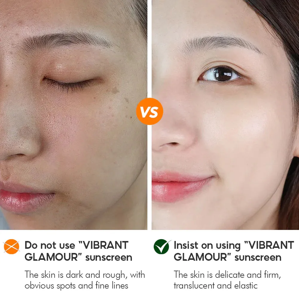 VIBRANT GLAMOUR - Whitening Sunscreen Cream SPF50  UVA/UVB Skin Protect 50g