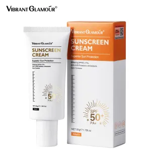 VIBRANT GLAMOUR - Whitening Sunscreen Cream SPF50  UVA/UVB Skin Protect 50g