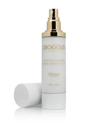 White Gold 24K Anti Aging Facial Cleanser from OROGOLD Cosmetics, 100 g. / 3.53 oz.